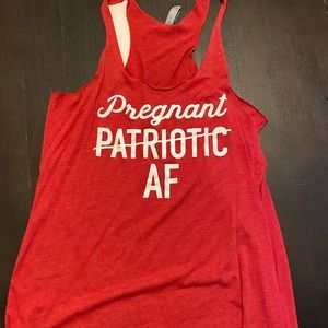 July 4th tank top maternity